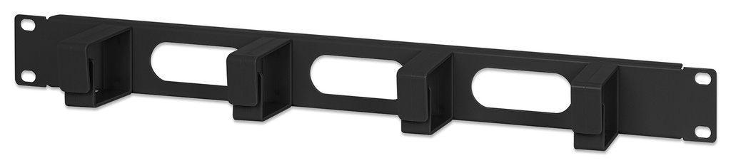 19" 1U 4 Rings Cable Management Panel
