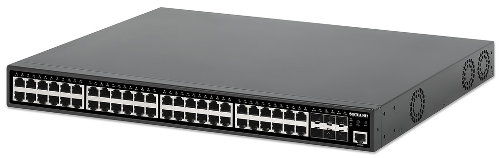 54-Port L2+ Fully Managed PoE+ Switch with 48 Gigabit Ethernet Ports and 6 SFP+ Uplinks