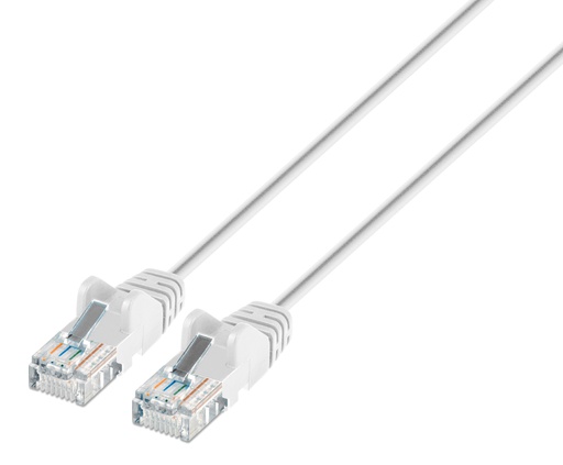 [751520] 5ft White Cat6 Slim Patch Cable