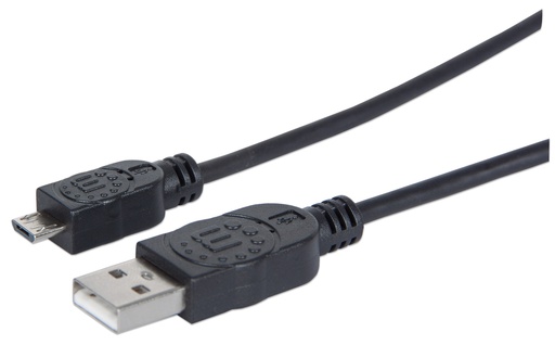 [307178] 6ft Black A Male - Micro B Male Cable
