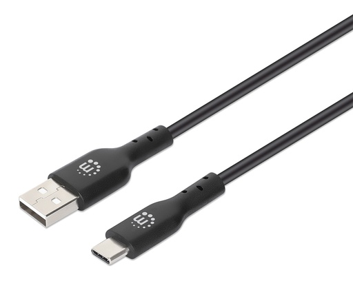 [354929] 6ft Black A Male - B Male USB Cable